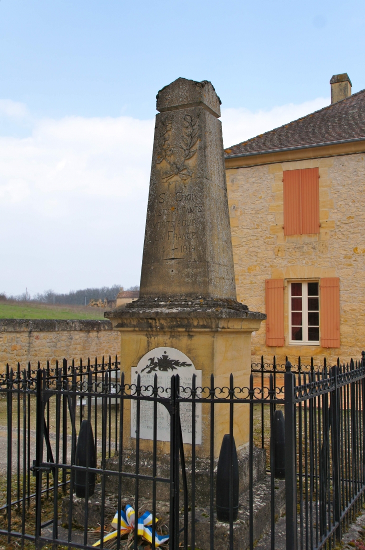 Le Monument aux Morts - Sainte-Croix