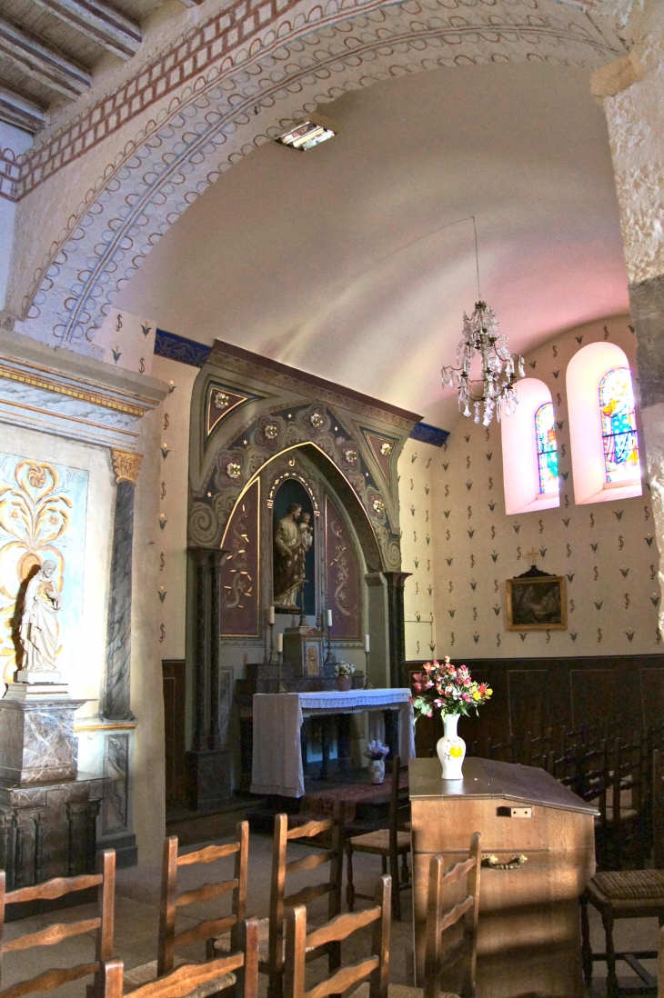 Chapelle du transept sud : église Saint Ours. - Sainte-Orse