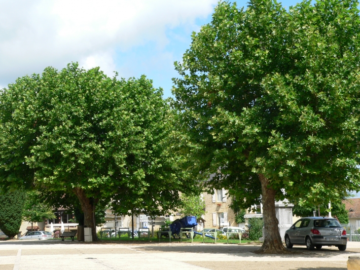 La place du Champs de Mars - Salignac-Eyvigues