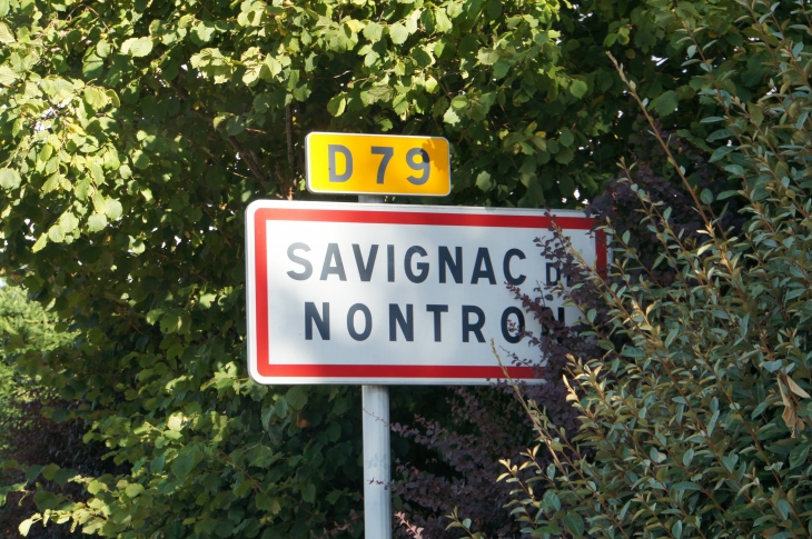 Autrefois : Savinhacum dans un pouillé du XIIIe siècle. - Savignac-de-Nontron