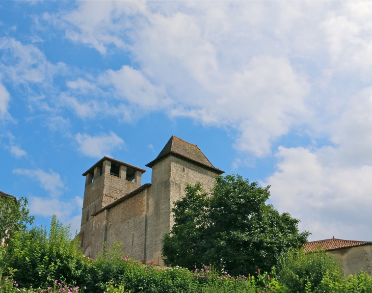 Façade nord de l'église Saint Pierre ès Liens - Siorac-de-Ribérac