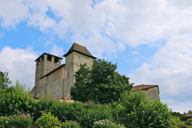 Façade nord de l'église Saint Pierre ès Liens - Siorac-de-Ribérac