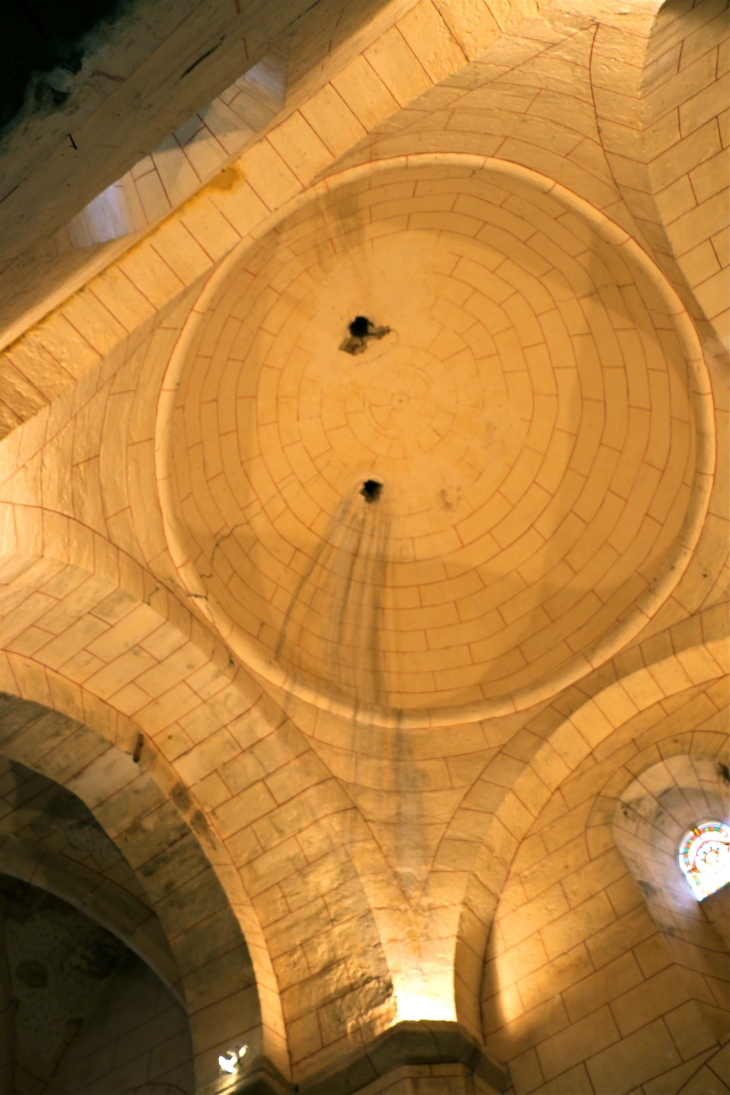 Coupole du transept - Siorac-de-Ribérac