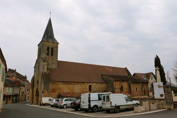 Eglise Saint Pierre, origine romane, transformée aux XVIe et XIXe siècles. - Siorac-en-Périgord