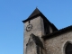 Photo suivante de Sourzac Le clocher de l'église avec sur son pilier, le Blason.