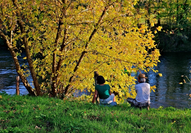 Sur le bord de la Vézère - Thonac