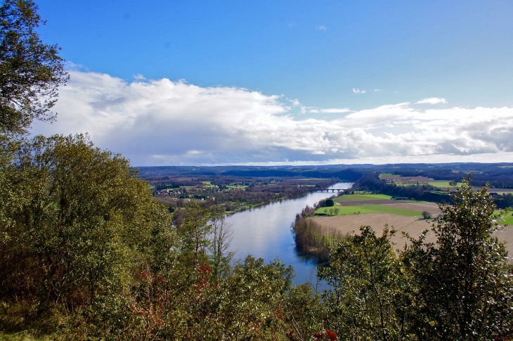 Vue du cingle de Trémolat.