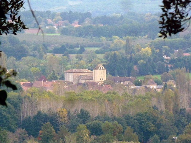 Vue sur le village - Trémolat