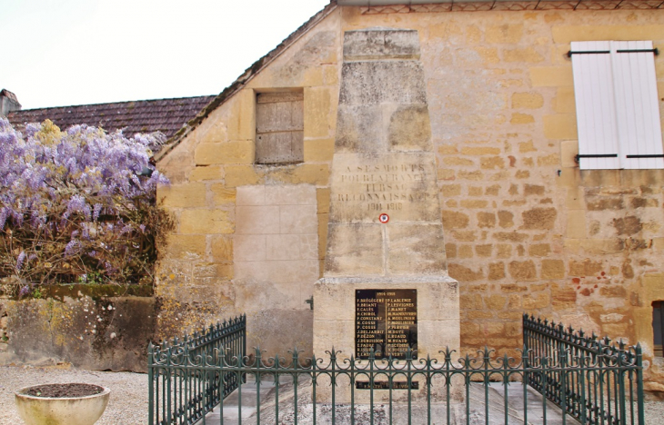 Monument-aux-Morts - Tursac