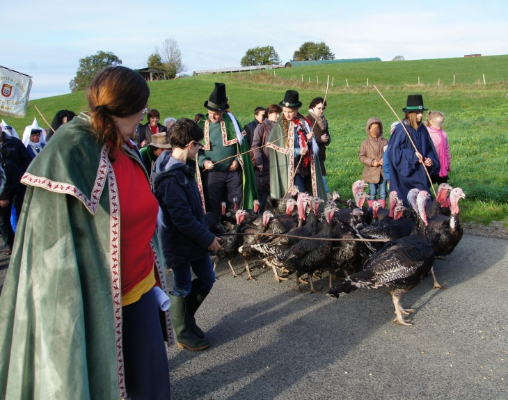 Foire aux dindons 2013 - La Condrérie du Dindon de Varaignes.