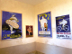 Photo suivante de Vézac intérieur du château de Marqueyssac : exposition O'GALOP  créateur du Bibendum Michelin