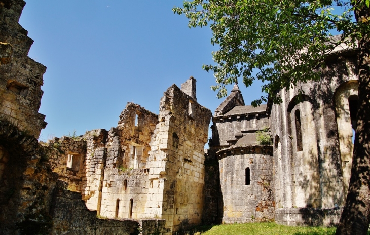 Ruines de l-Abbaye -de-Boschaud - Villars