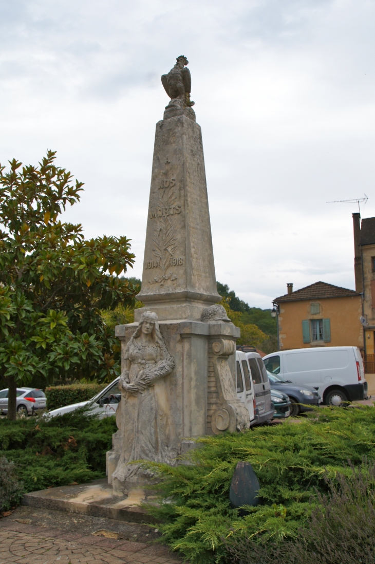 Le Monument aux Morts - Villefranche-du-Périgord