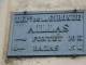 Ancienne plaque indicatrice.