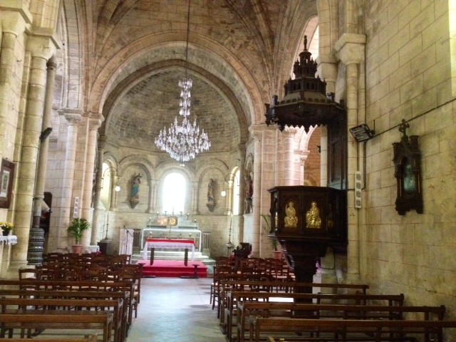 Intérieur de l'église. - Berson