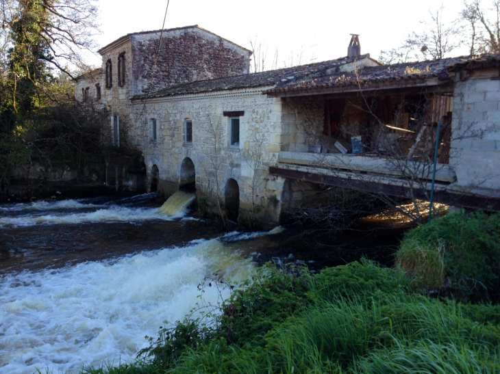 Le Moulin Noir sur la jalle d'Eysines. - Blanquefort