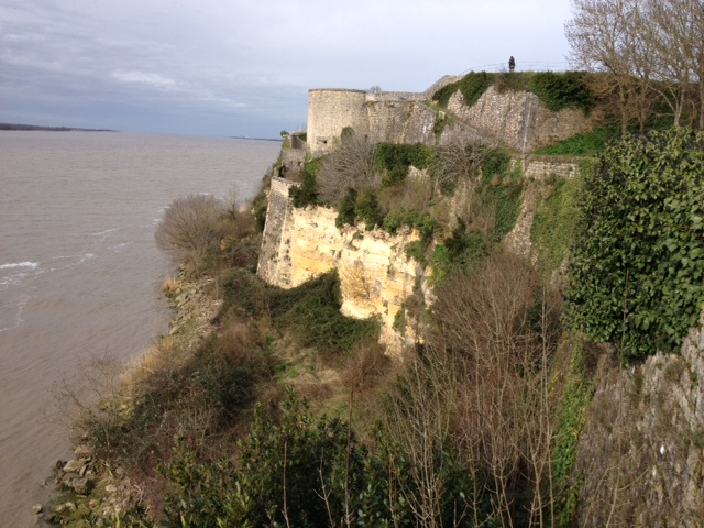 Fortifications de la citadelle Vauban sur l'estuaire de la Gironde. - Blaye