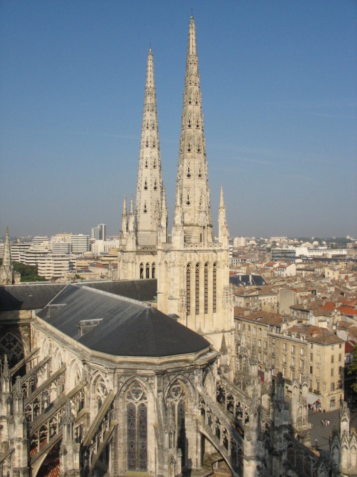 Cathédrale St André depuis la Tour Pey-Berland - Bordeaux