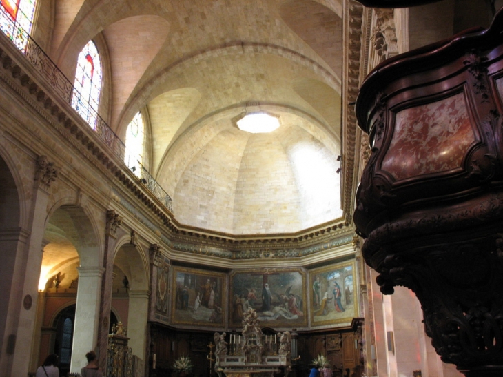 Eglise Notre-Dame - Nef et voûte - Bordeaux