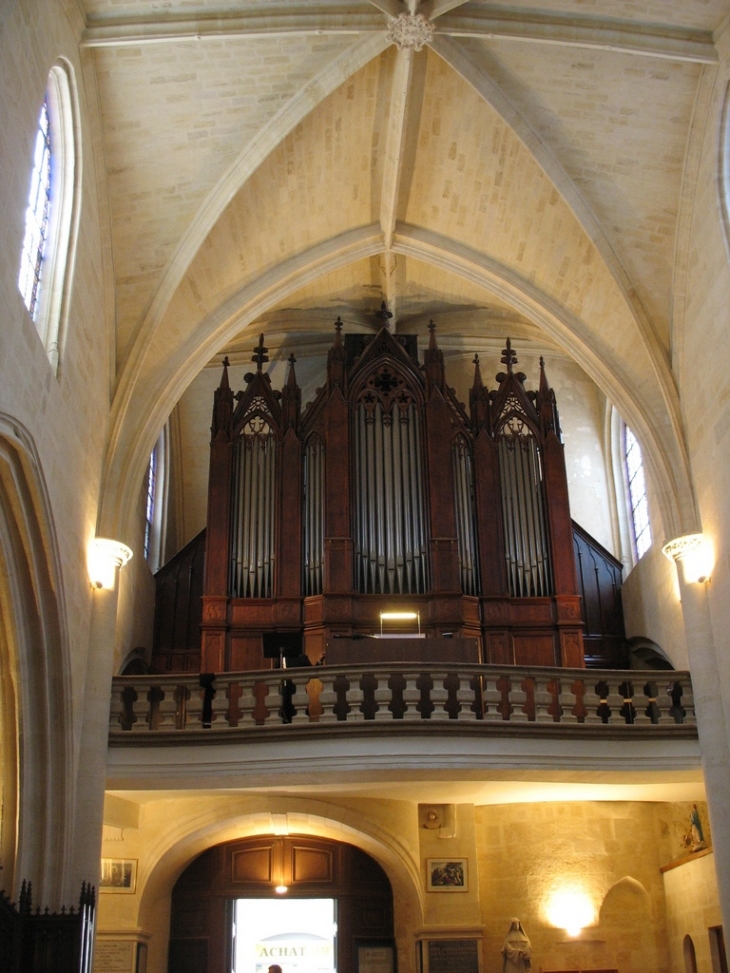 Eglise St-Eloi - Les orgues - Bordeaux