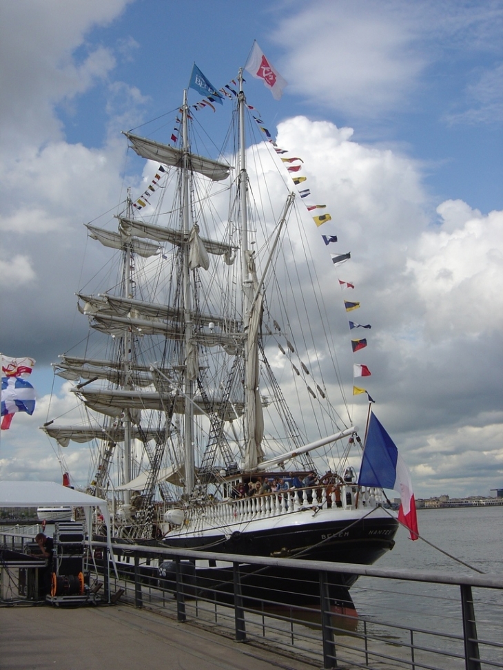 Le Belem à quai - Bordeaux