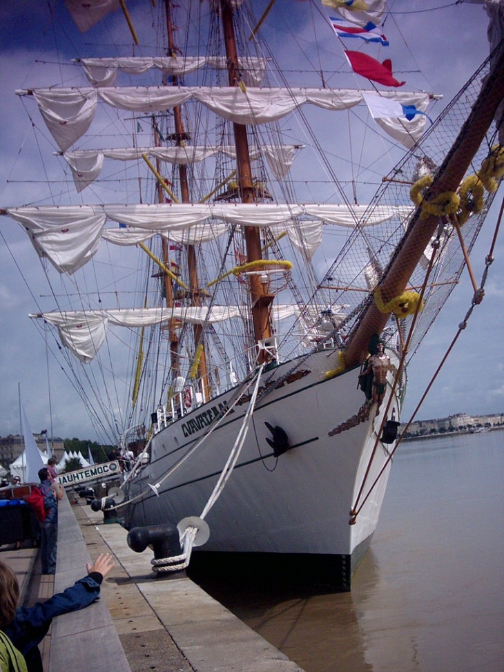 Le Guauthemocq voilier de la marine mexicaine - Bordeaux