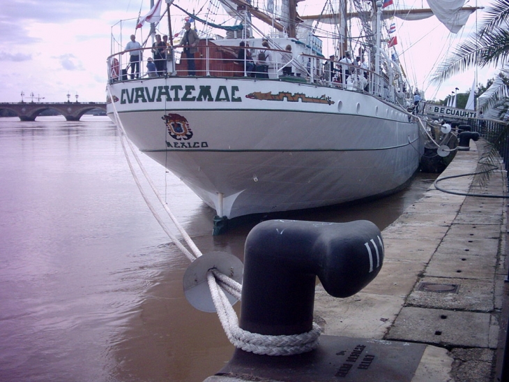 Le Guauthemocq voilier de la marine mexicaine - Bordeaux