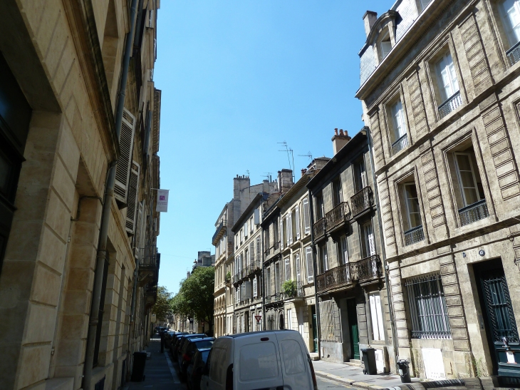 Rue Boudet. - Bordeaux