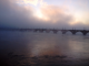 La Garonne sous la brume.