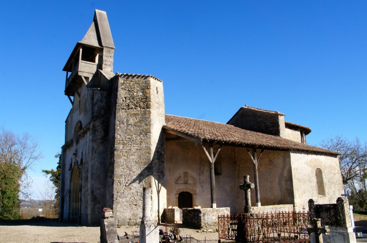 Eglise Saint Romain de Mazérac du XIIe siècle - Castets-en-Dorthe