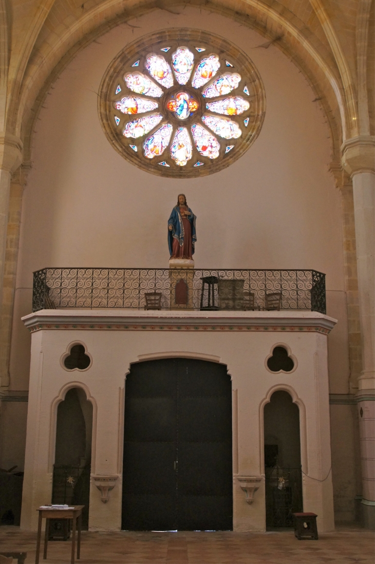 Le balcon de l'église Saint Louis. - Castets-en-Dorthe