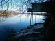 Un carrelet sur les bords de la Garonne.