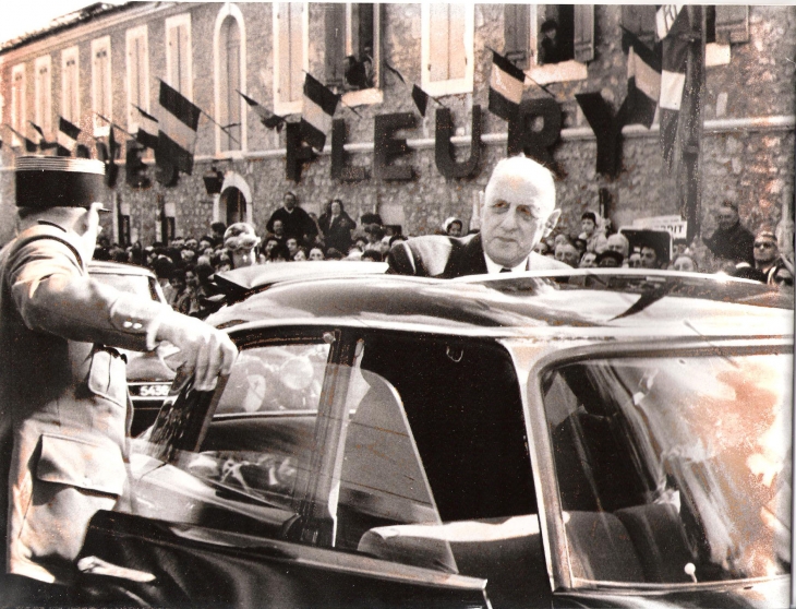 Visite De Gaulle aux Caves Jacques FLEURY 1962 - Cérons