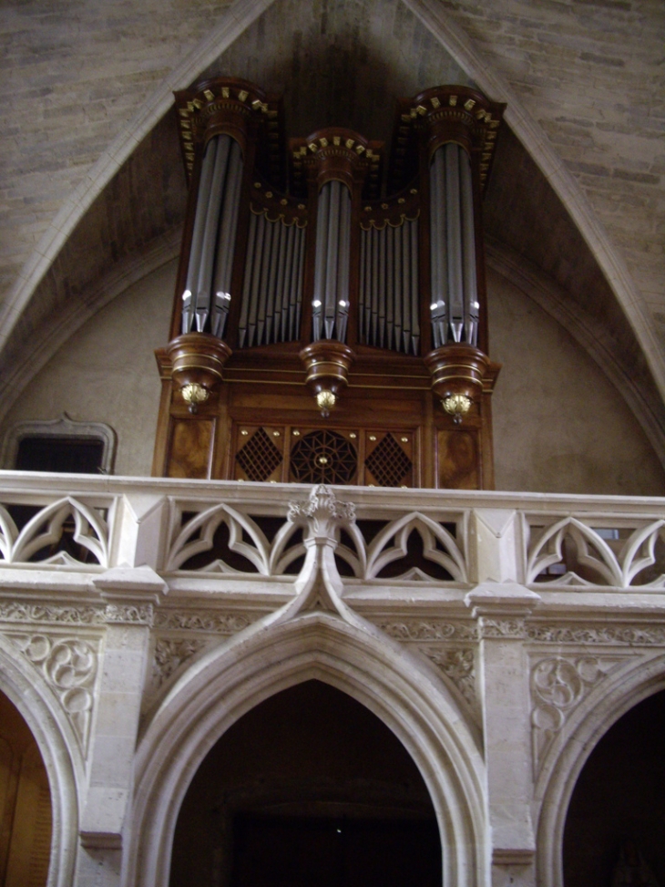 L'orgue de l'église. - Créon