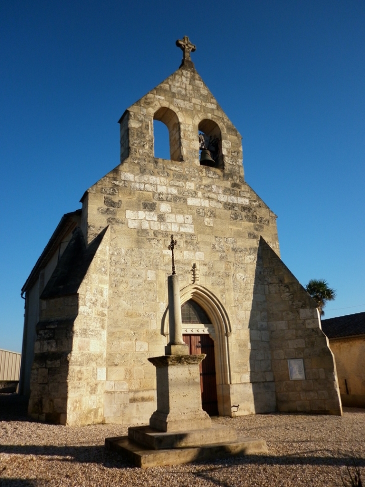 L'église romane. - Donzac