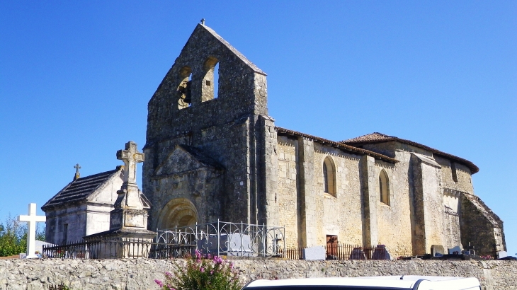 L'église romane (IMH). - Doulezon