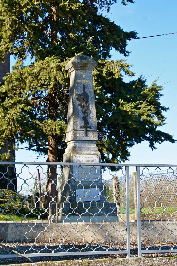 Le Monument aux Morts - Floudès