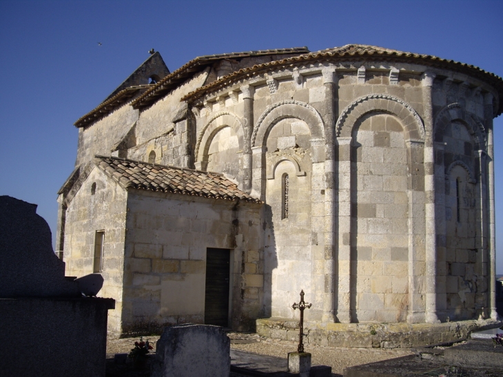 L'église romane - Gours