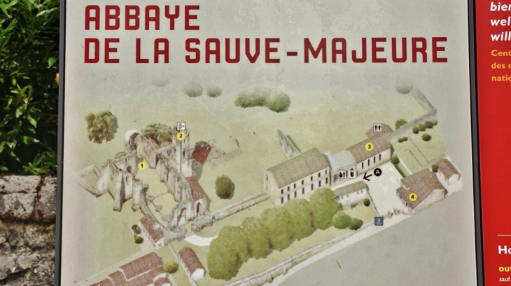 Ruines de l'Abbaye de la Sauve Majeure