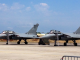 Deux Rafales de l'armée de l'air sur la base de Cazaux.