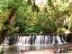 la cascade de Laroque sur l'Euille , à Basseroque