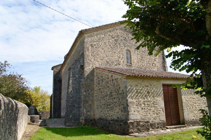L'église Sainte Anne. Façade ouest. - Le Puy