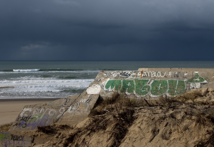 Plage et ciel d'hiver - Lège-Cap-Ferret