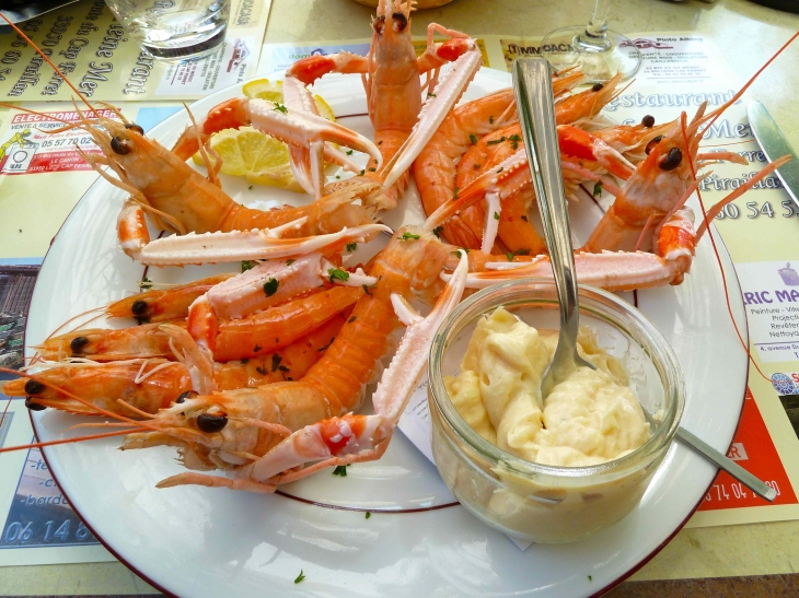 Assiette du restaurant  - Lège-Cap-Ferret