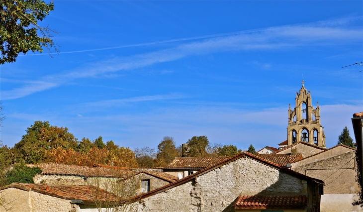 Vue sur le village - Les Lèves-et-Thoumeyragues