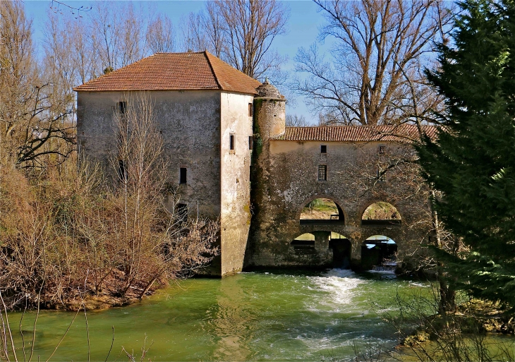 Le moulin de loubens au bord du Dropt