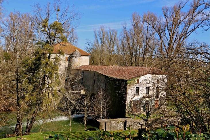 Le moulin de loubens au bord du Dropt