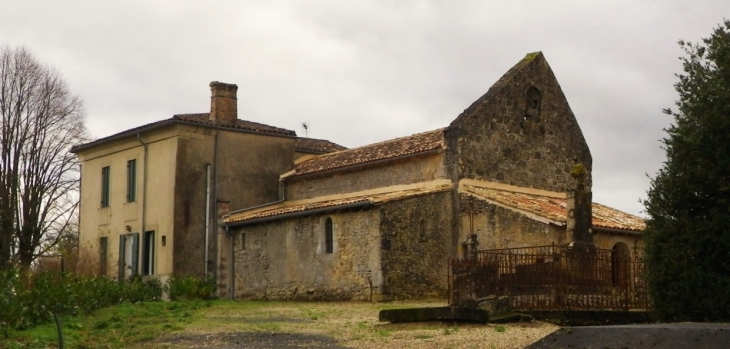 La petite église romane de Montpezat. - Mourens