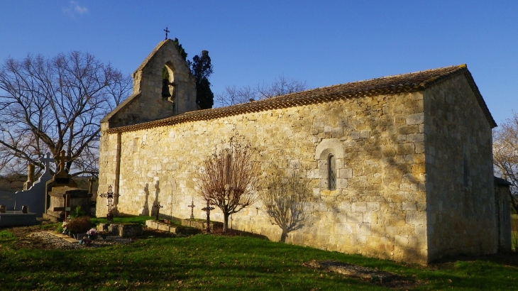 L'église de Saint Laurent. - Pellegrue