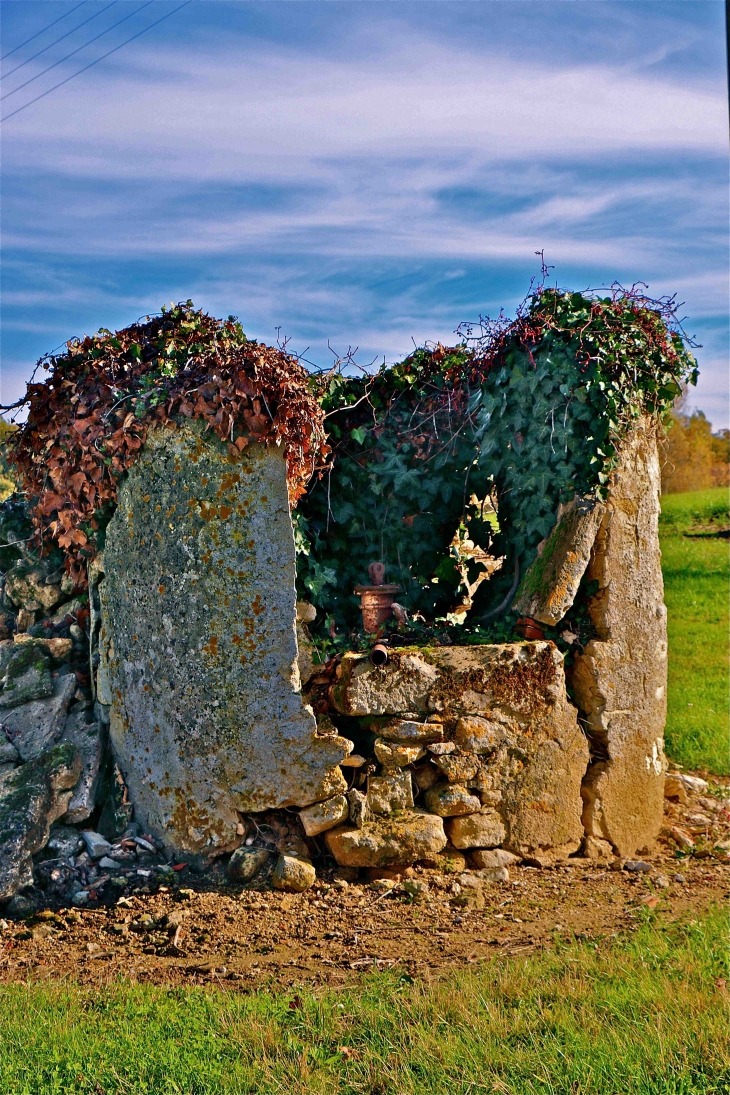 Puits ancien au hameau de Saint Laurent - Pellegrue